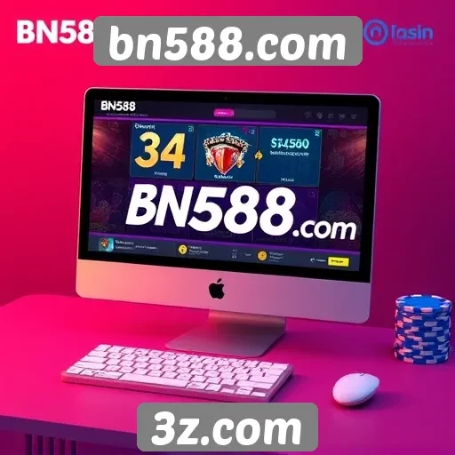Análise da interface do usuário em bn588.com