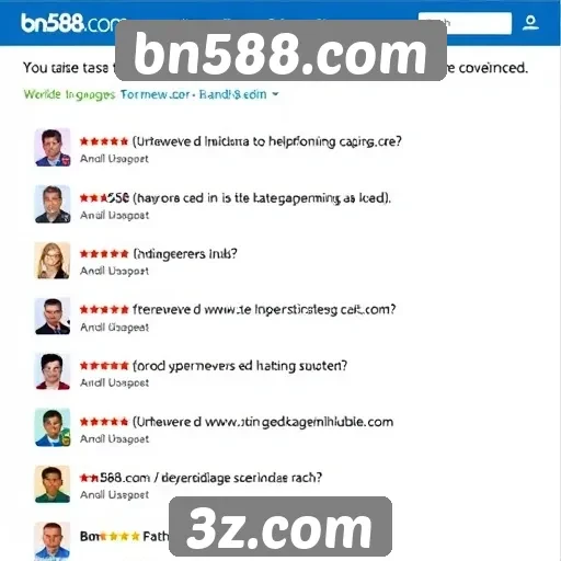 Feedback dos usuários sobre bn588.com